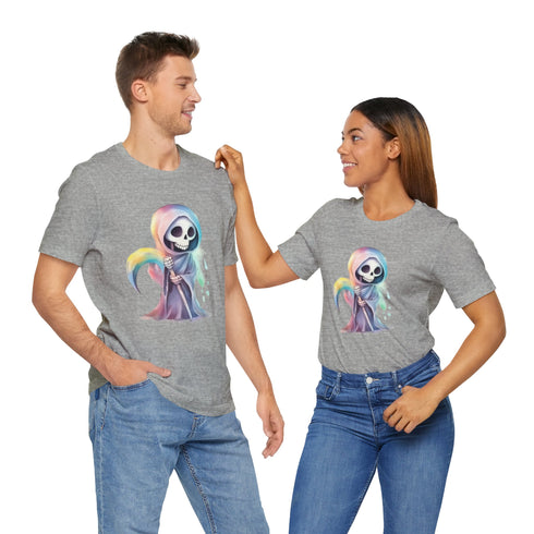 Cute Colorful Reaper - Short Sleeve Tee